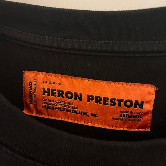 Heron Preston black shirt - Picture 2 of 6
